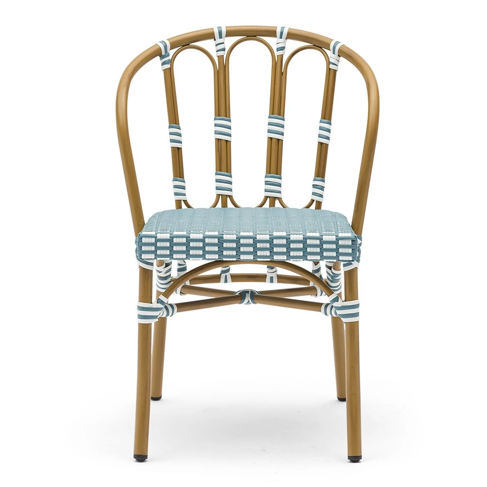 Aluminum French Stackable Rattan Chairs suppliers